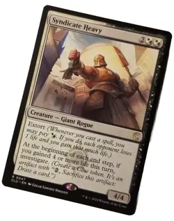 MTG 1x Syndicate Heavy, NM, Ravnica: Clue Edition, Extort Investigate Gain Life - Image 1