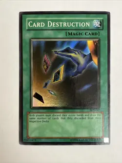NM-M Card Destruction - SDY-042 - Super Rare Unlimited Wavy Faded Misprint - Image 1