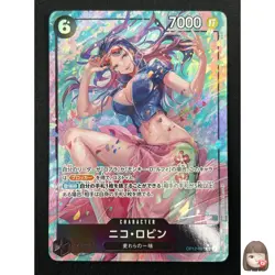 [NM] Nico Robin ONE PIECE Card Japanese OP12-087 SR Legacy of the Master 6F22 - Image 1