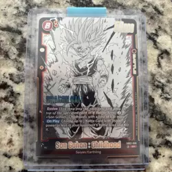 Dragon Ball Z Super Card Game SB02-008 SR Son Gohan:Childhood - Image 1