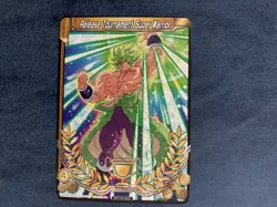 Dragon Ball Super Card Game Release Tournament Super Warrior Broly Merit Card - Image 1