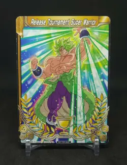 Release Tournament Super Warrior Broly Merit Dragon Ball Super CCG Card LP - Image 1