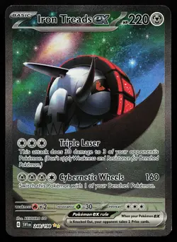 Iron Treads ex 248/198 Special Illustration Rare Scarlet & Violet Pokemon Card - Image 1