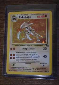 Kabutops - PL! Holo Rare - Vintage WotC 1999 English 9/62 Fossil Pokemon Card - Image 1