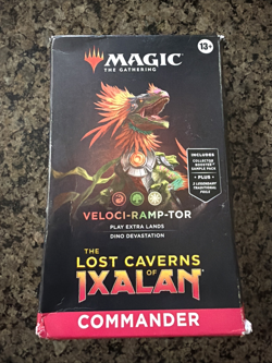 The Lost Caverns of Ixalan Commander Deck - Veloci-Ramp-Tor MTG Brand New Sealed - Image 1