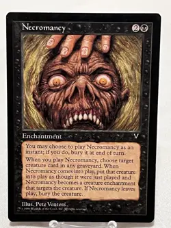 Necromancy - Visions ~LP~ Magic The Gathering MTG - Image 1