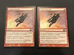 2x Goblin Grenade Magic 2012 M12 140 Magic the Gathering MTG NM UP - Image 1