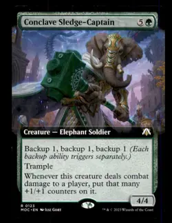 Conclave Sledge-Captain LP Light Play March Machines Commander MTG [12402] - Image 1