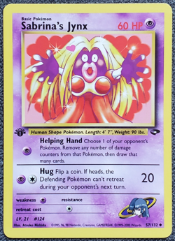 1st Edition Sabrina’s Jynx - Gym Challenge - #57/132 - Vintage Pokemon Card - Image 1