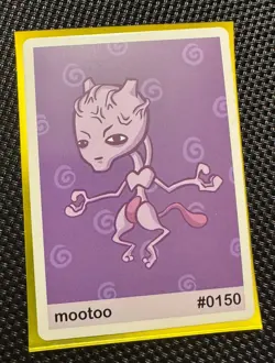 Mootoo (Mewtwo) 0150- Gen 1 Pookiemoot Fan Art - Pokemon Go - Image 1