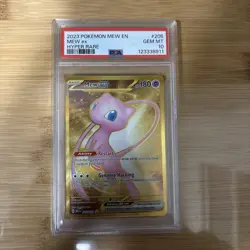 2023 POKEMON MEW EN-151 HYPER RARE #205 MEW EX PSA 10 - Image 1