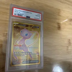 2023 POKEMON MEW EN-151 HYPER RARE #205 MEW EX PSA 10 - Image 2