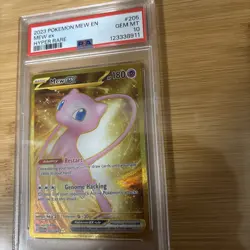 2023 POKEMON MEW EN-151 HYPER RARE #205 MEW EX PSA 10 - Image 3