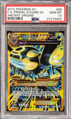 PSA 10 GEM MINT MEGA - Pokemon Primal Kyoger EX XY 96/98 - POP 418 - Image 1