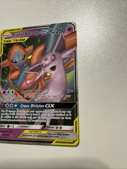 Espeon and Deoxys GX 72/236 Pokemon TCG Unified Minds Tag Team Ultra Rare - Image 3