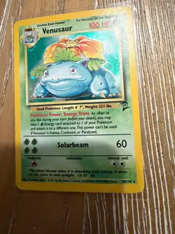 Pokemon Base Set 2 Venusaur Holo #18/130 NM - Image 2