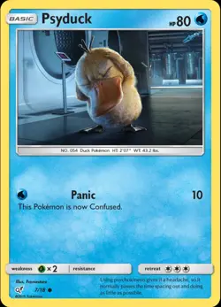 Pokemon - Detective Pikachu - Psyduck 7/18 - Holo rare - NM/M - Image 1