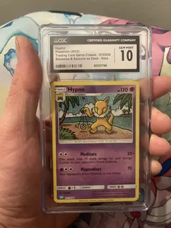 Hypno CGC 10 GEM MINT Classic Collection Holo 012/034 TCG Pokemon - Image 1