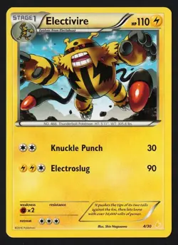 Electivire 4/30 XY Trainer Kit 2016 - Pokemon TCG - Image 1