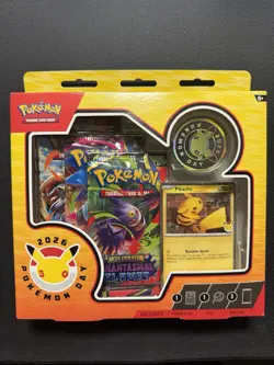 Pokemon TCG 2026 Pokemon Day 30th Anniversary Sealed Box Pikachu Promo 3 Packs - Image 5