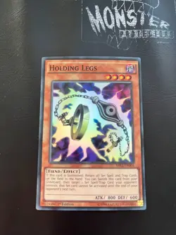 YUGIOH HOLDING LEGS SUPER RARE MIL1-EN004 1ST EDITION - Image 1