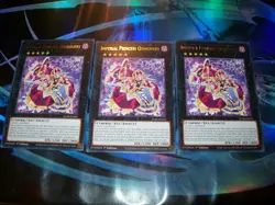 3x Imperial Princess Quinquery 1st Edition Rare JUSH-EN045 Yu-Gi-Oh! - Image 1