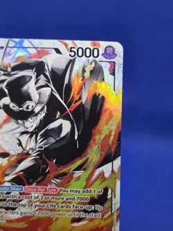 One Piece Ultra Deck: Three Brothers Sabo ST13-001 Parallel Alternate Art Leader - Image 4