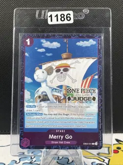 One Piece TCG Going Merry EB02-041 JUDGE STAMP ENGLISH (1186) - Image 1