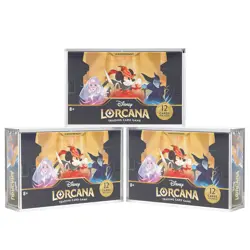 Acrylic Display Case for Disney Lorcana Booster Box Magnetic Storage Showcase - Image 1