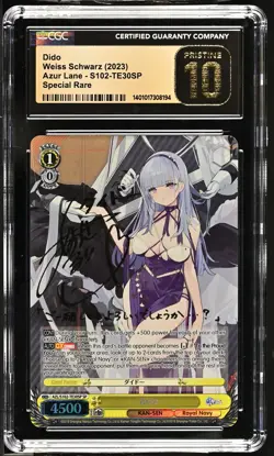 Weiss Schwarz GRADED 2023 Dido S102-TE30 Azur Lane SP PRISTINE 10 ENG - Image 1