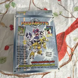 Upper Deck Medabots Starter Deck 2 Booster Packs Trading Card Game 2001 - Image 2