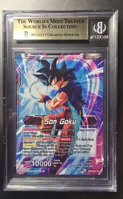 Dragon Ball Super Son Goku Supreme Warrior Holo Foil Card BT16-001 BGS 10 - Image 2