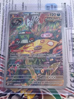 Pokemon TCG Brute Bonnet Illustration Rare Holo Card 207/182 Sv04: Paradox Rift - Image 1