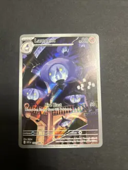 Pokemon TCG Lampent White Flare Card 102/086 Rare Holo, Near Mint Condition - Image 1