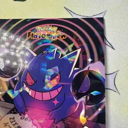 Cracked Ice Holo Gengar Gastley Database Non-TCG Pokemon Card - Image 5