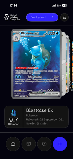 MINT/NEAR MINT Blastoise ex 202/165 Sv2a: Pokemon Card 151 Holo (Japanese) - Image 3