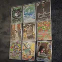 Pokemon TCG IR 9 Card Lot Shiny illustration rare Holo Arbok Vanillish - Image 1