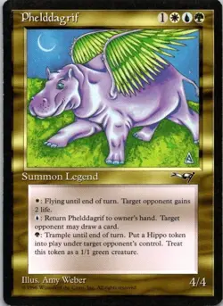 MTG Magic The Gathering Phelddagrif Alliances Played See Scan B - Image 1