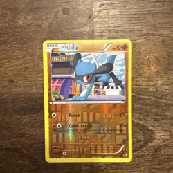 Pokemon TCG Riolu Legendary Treasure 79/113 light Play Reverse Holofoil - Image 1