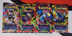 Phantasmal Flames 4x Sleeved Booster Pack sealed Art Set Pokemon TCG English - Image 1