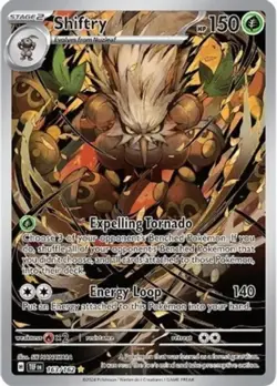 Lightly Played Shiftry - 163/162 - Illustration Rare Pokemon Temporal Forces - Image 1