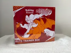 Pokemon TCG Sun & Moon Unbroken Bonds Elite Trainer Box Sealed ETB Charizard - Image 1