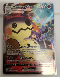 Pokemon Mimikyu VMAX Ultra Rare Full Art Holo TG17/TG30 Trainer Gallery - Image 1
