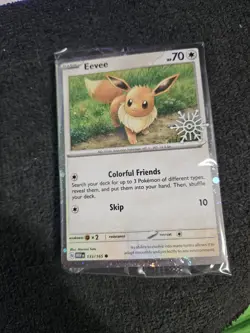 Pokemon 2025 Holiday Advent Calendar Stamped Promo EEVEE Holo 133/165 SEALED - Image 1