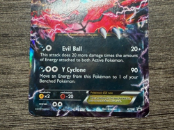 POKEMON YVELTAL EX XY08 BLACK STAR PROMO HOLO 2014 PL-LP + NEW DARKRAI SLEEVE - Image 3