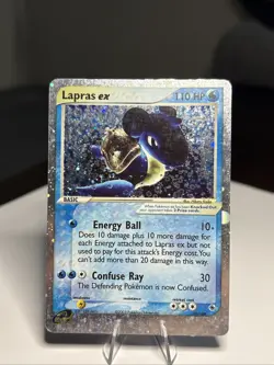 Pokemon TCG: 2003 EX Ruby & Sapphire Lapras ex 99/109 Ultra Rare - Image 1