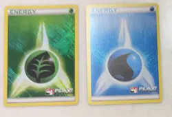 Pokemon Water/Grass Energy 2011 Holo Play! Pokemon League & Championship LP - Image 1