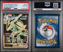 PSA 10 - Pokemon Sword & Shield Silver Tempest #TG29 - Rayquaza VMAX – Full Art - Image 4