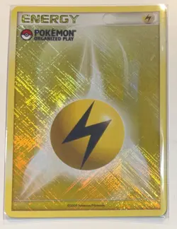 Pokemon Lightning Energy Crosshatch Holo Pokemon Organized Play Promo 2009 NM - Image 1