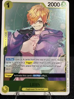One Piece Lilith (Alternate Art) OP13-113 Carrying On His Will Foil - Image 1